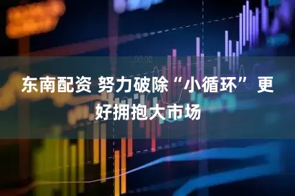 东南配资 努力破除“小循环” 更好拥抱大市场